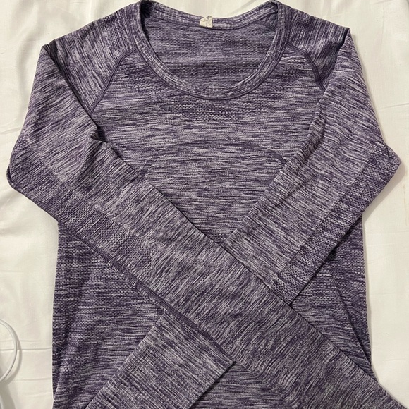 Lululemon Swiftly Tech Heathered Purple - Picture 2 of 3